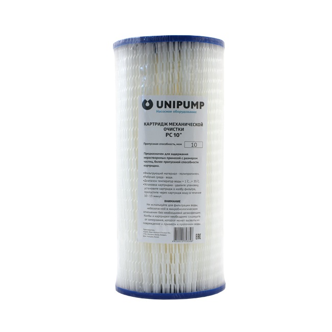 Картридж механической очистки Unipump РС 10" (25 мкм) Big Blue